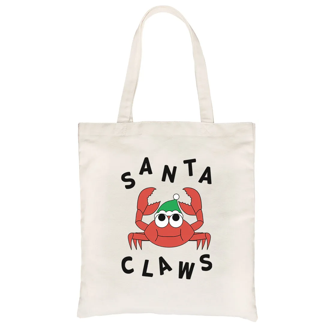 Santa Claws Crab Canvas Shoulder Bag