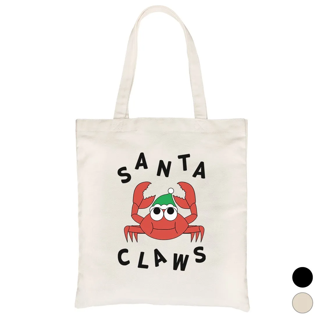 Santa Claws Crab Canvas Shoulder Bag