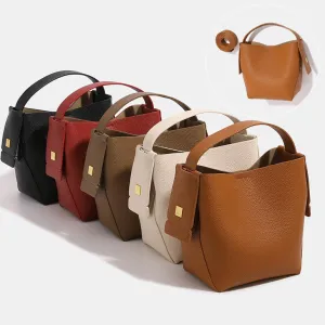 Simple Vintage Commuter Handbags Business Small Crossbody Shoulder Bags Fashion Trend Luxury Leather Bags