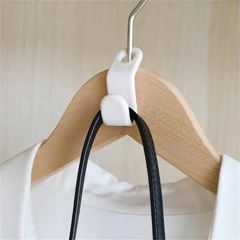 Space-Saving Clothes Hanger Connector Hooks