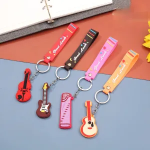 Stylish Guitar Keychain