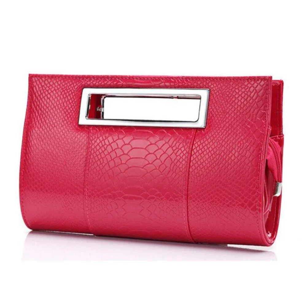 Stylish Ladies' Leather Clutch For Evening Party