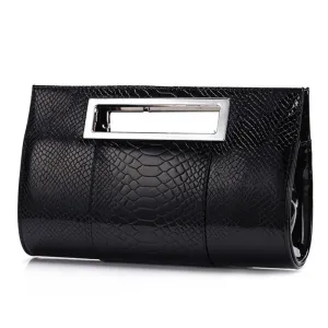 Stylish Ladies' Leather Clutch For Evening Party