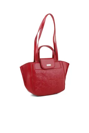 Trapeze Shoulder Bags B15044-Maroon