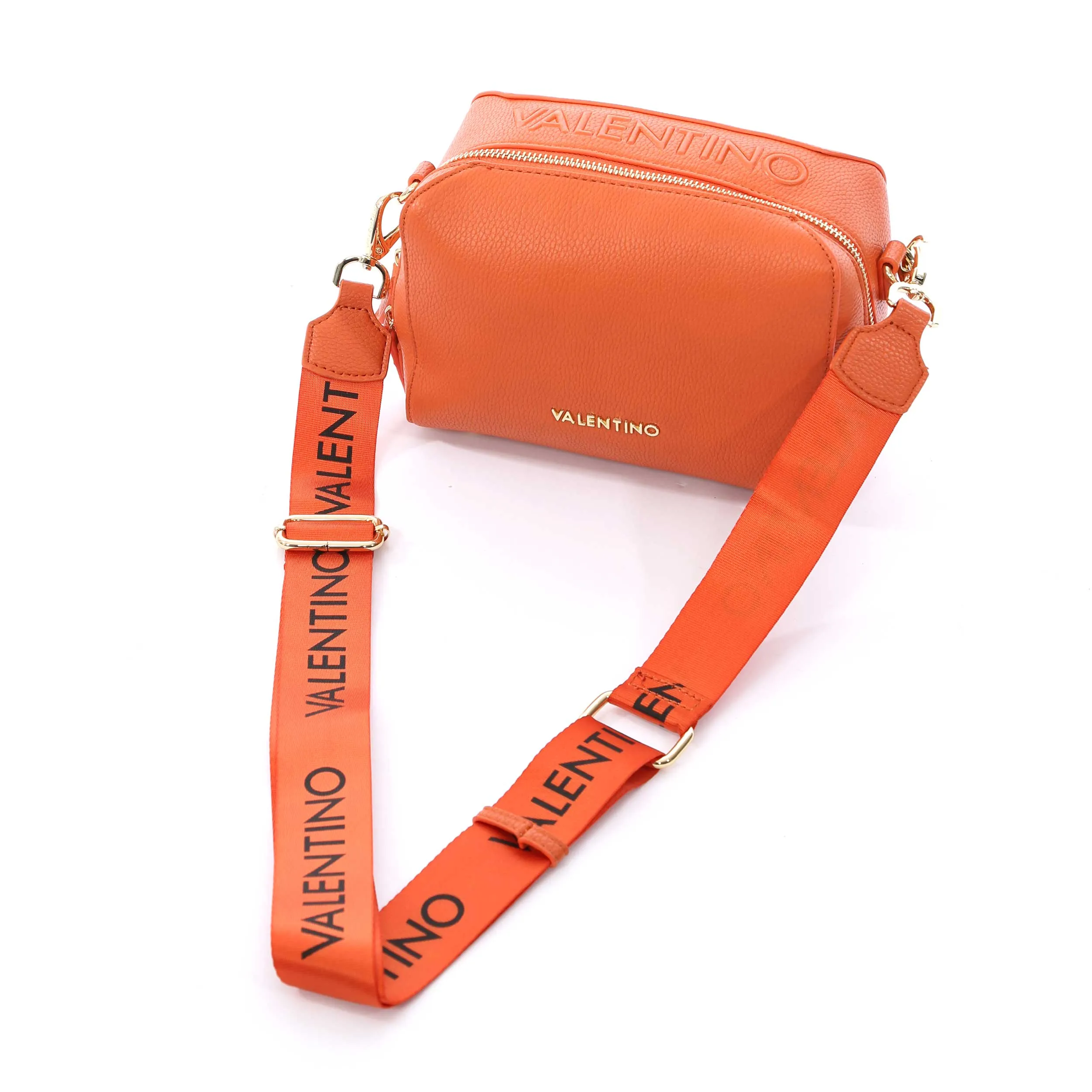 Valentino Bags Pattie Camera Bag in Arancio Orange