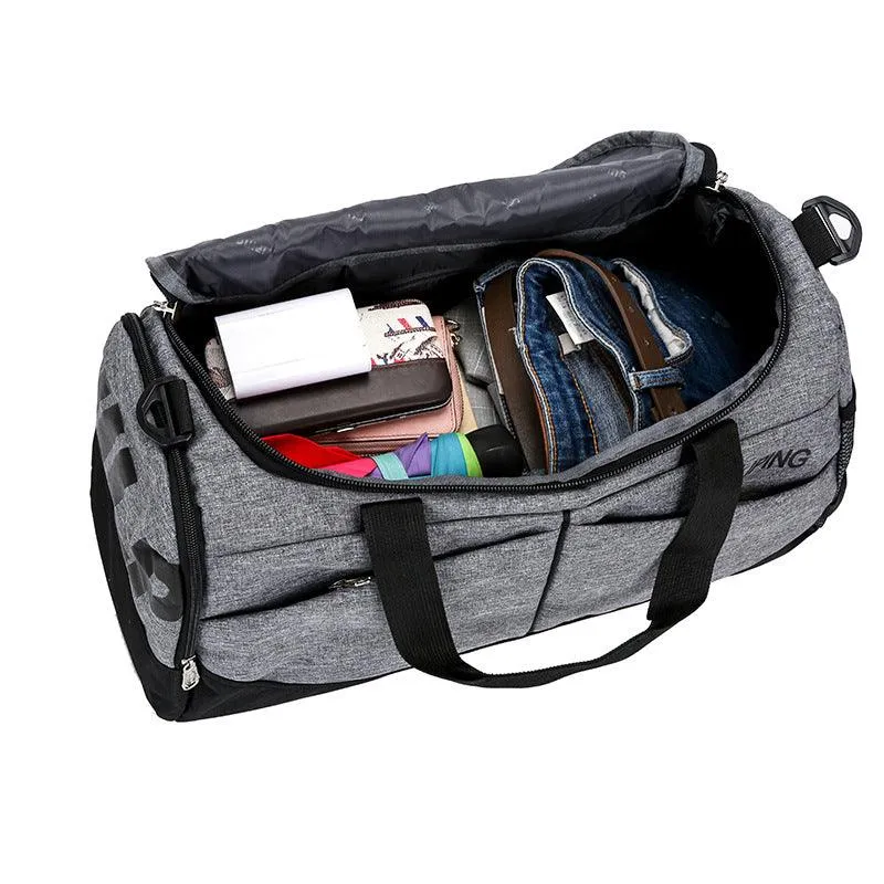 Vintage Multi-Dimensional Travel Bag- Ash