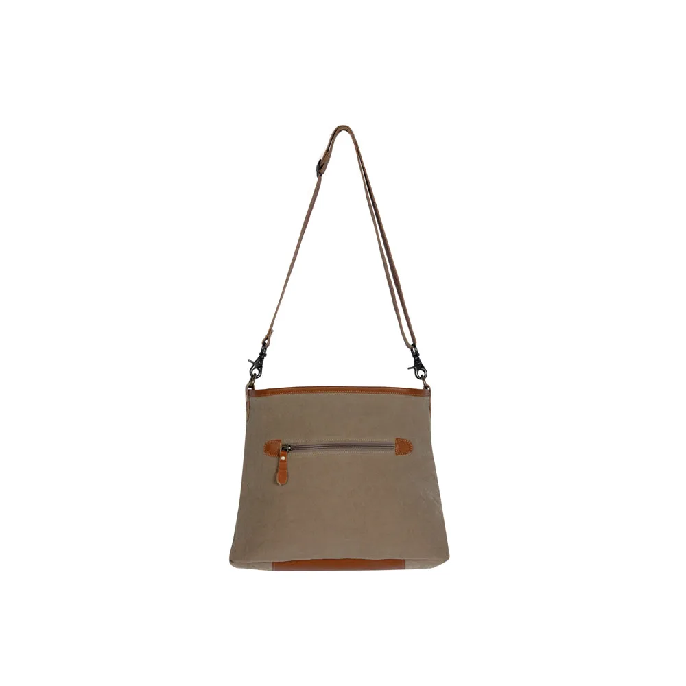 Wave-Like Shoulder Bag