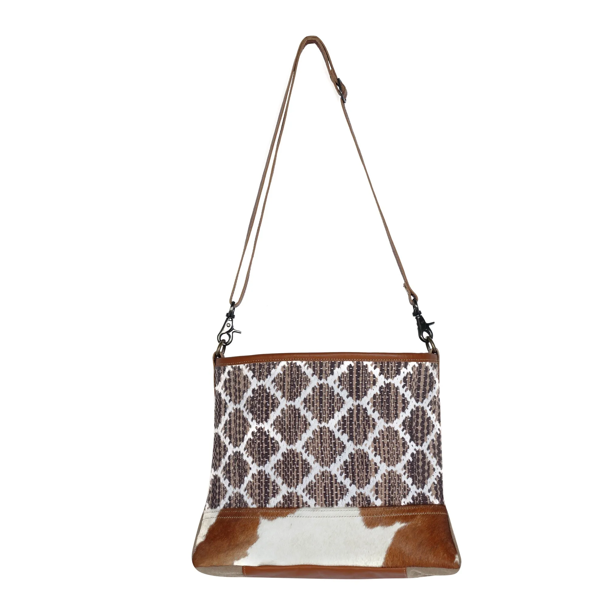 Wave-Like  Shoulder Bag