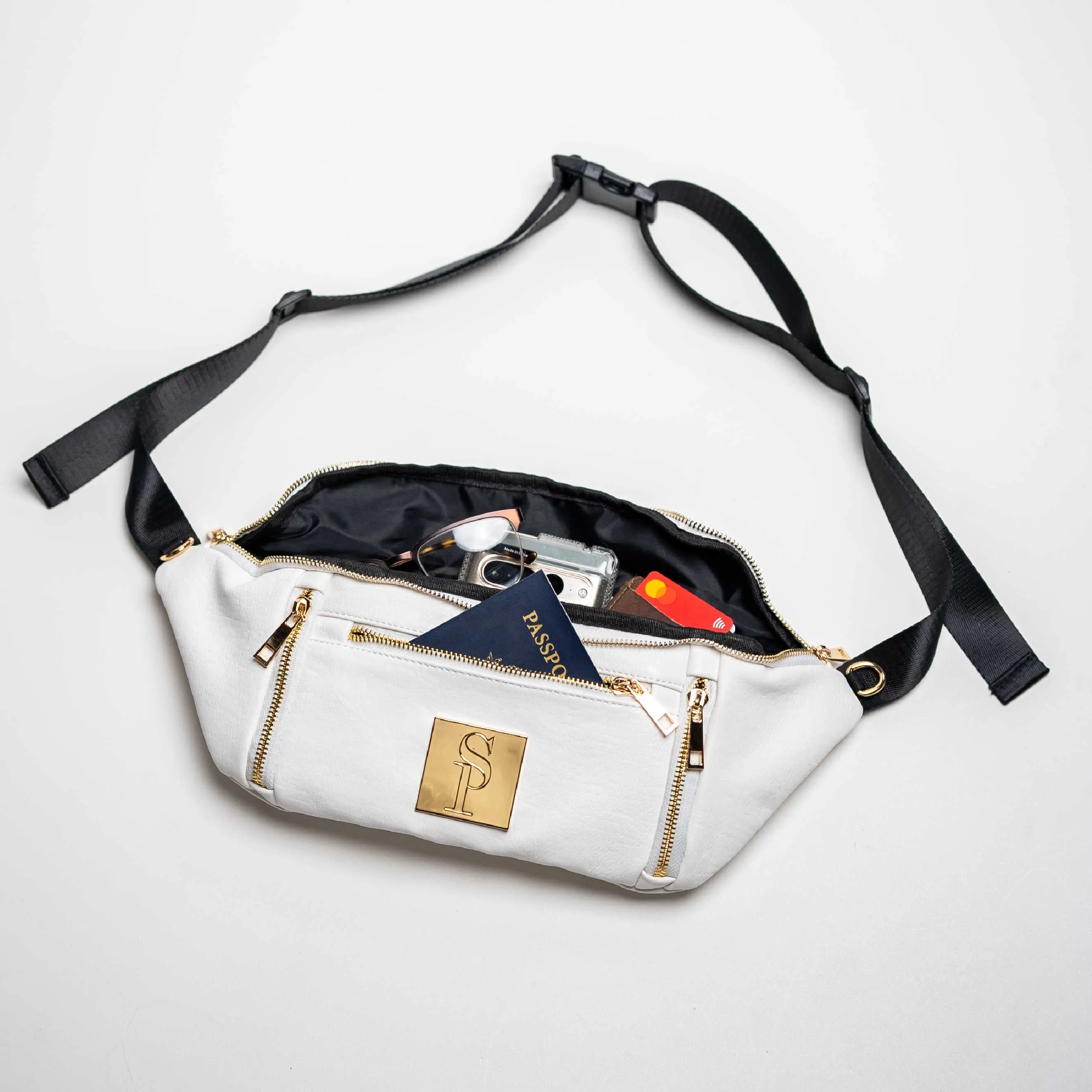 White Luxury Leather Sling Bag