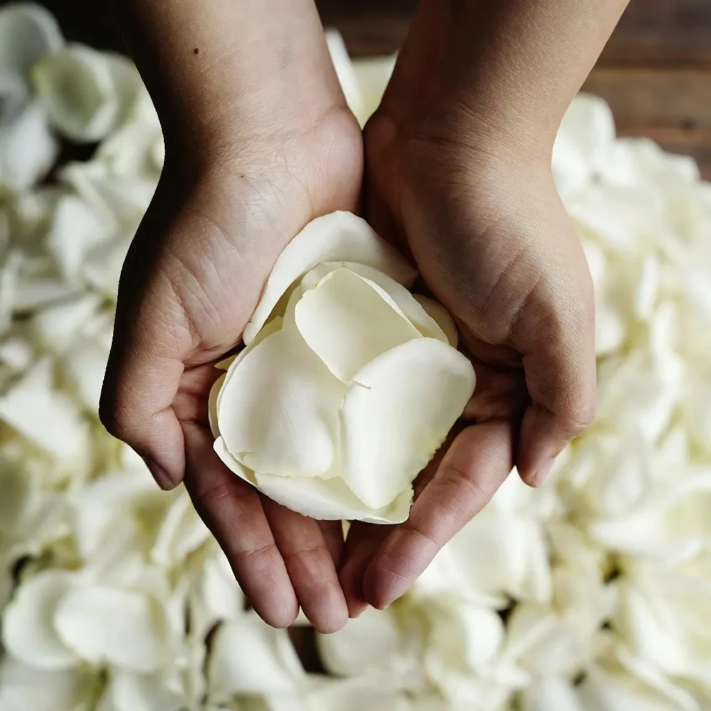 White Rose Petals