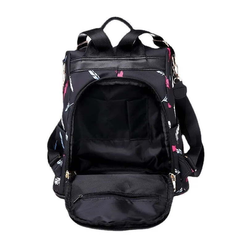 Women Feather Light Anti-theft Waterproof Outdoor Multi-carry Handbag Shoulder Bag Backpack