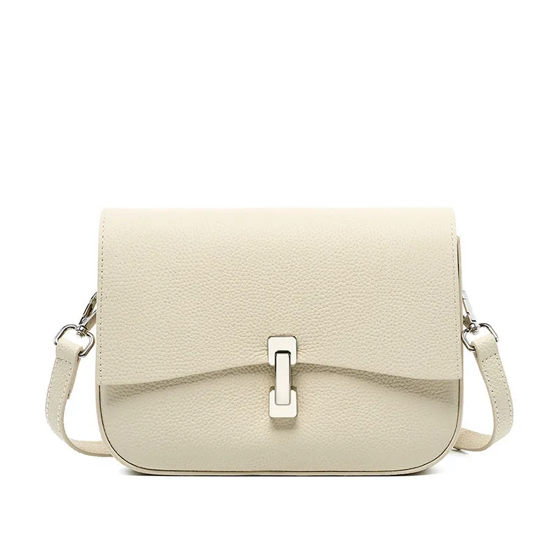 Women Minimalism Stylish Soft Cowhide Cross Body Bag