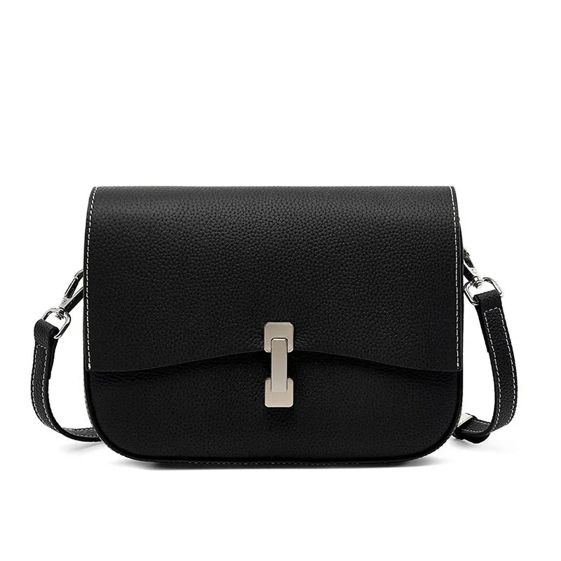 Women Minimalism Stylish Soft Cowhide Cross Body Bag